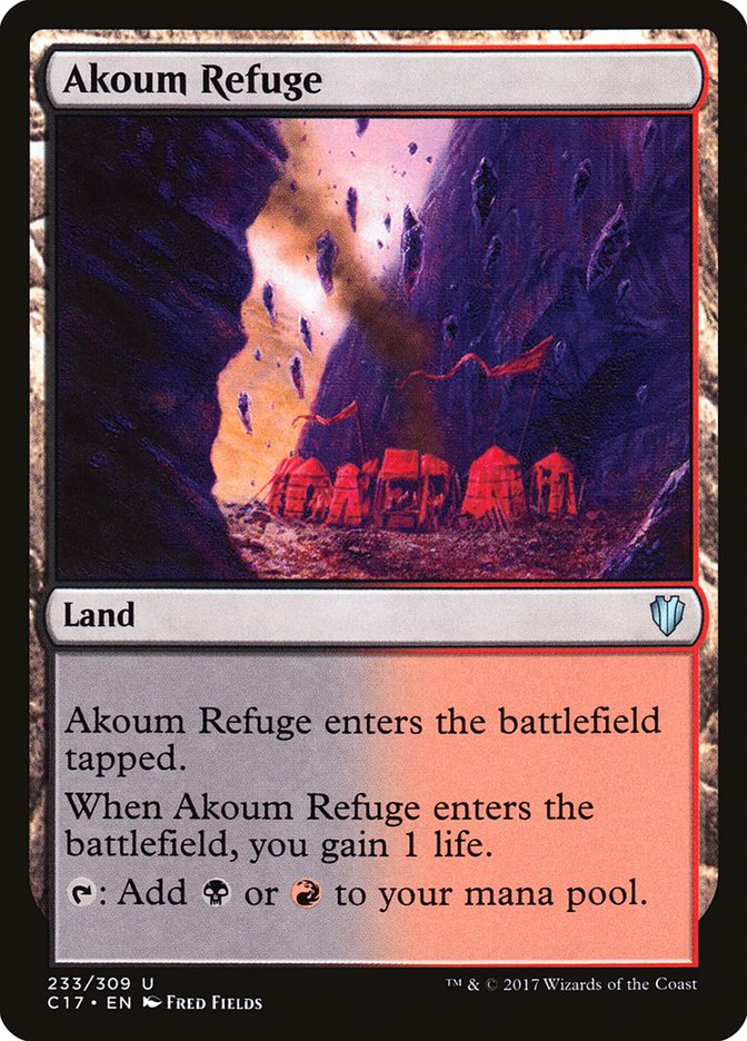Akoum Refuge (233) [Commander 2017] | Odin's Place
