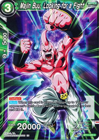 Majin Buu, Looking for a Fight (BT11-082) [Vermilion Bloodline 2nd Edition] | Odin's Place