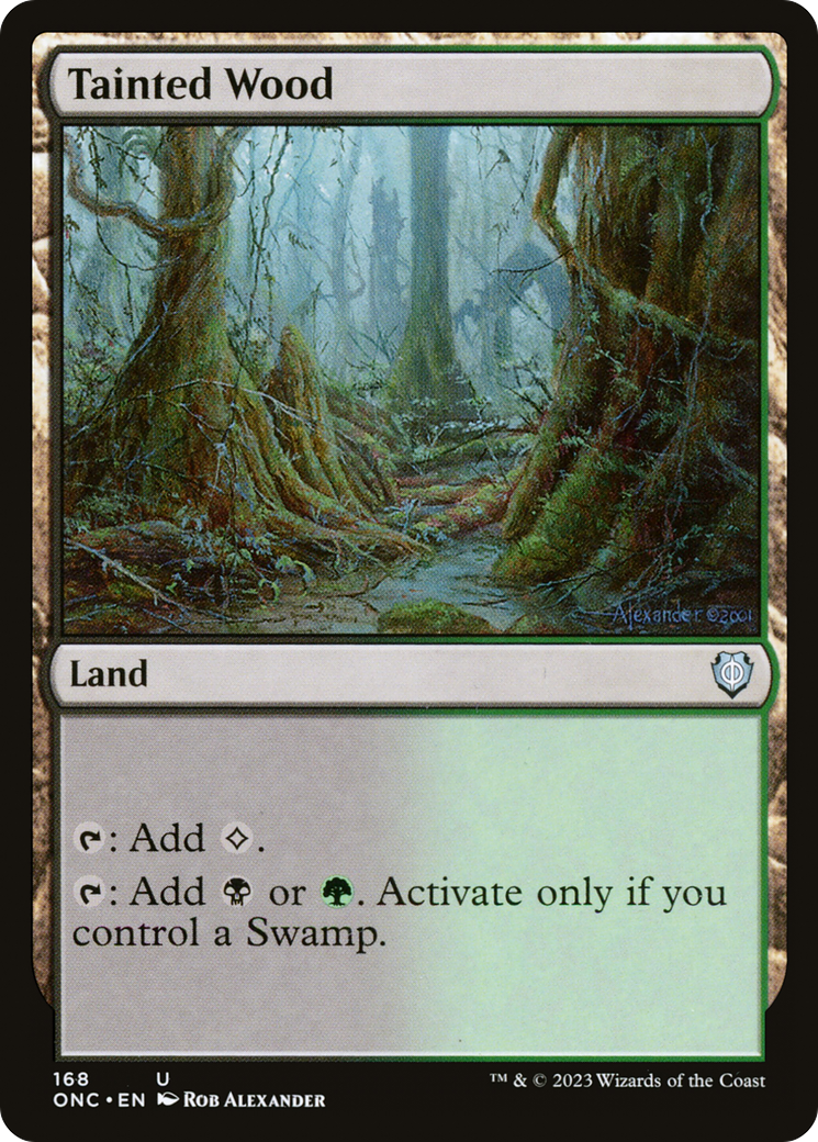 Tainted Wood [Phyrexia: All Will Be One Commander] | Odin's Place