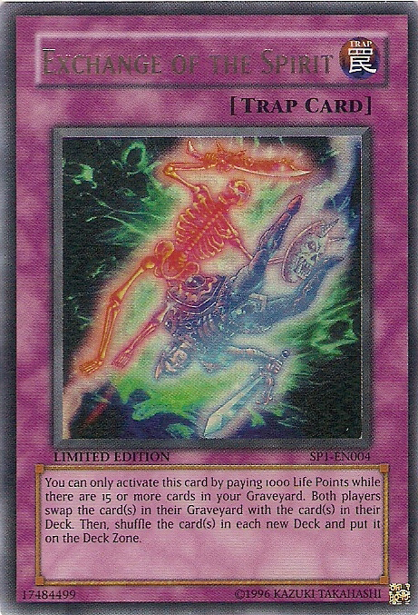 Exchange of the Spirit [SP1-EN004] Ultra Rare | Odin's Place