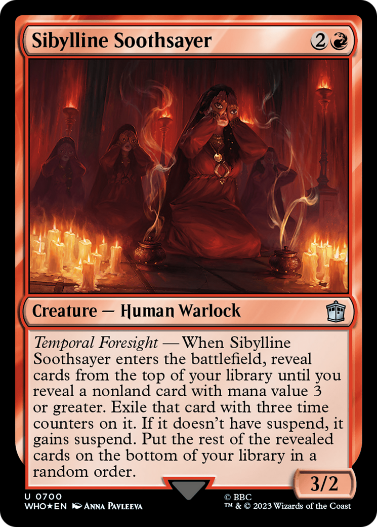 Sibylline Soothsayer (Surge Foil) [Doctor Who] | Odin's Place