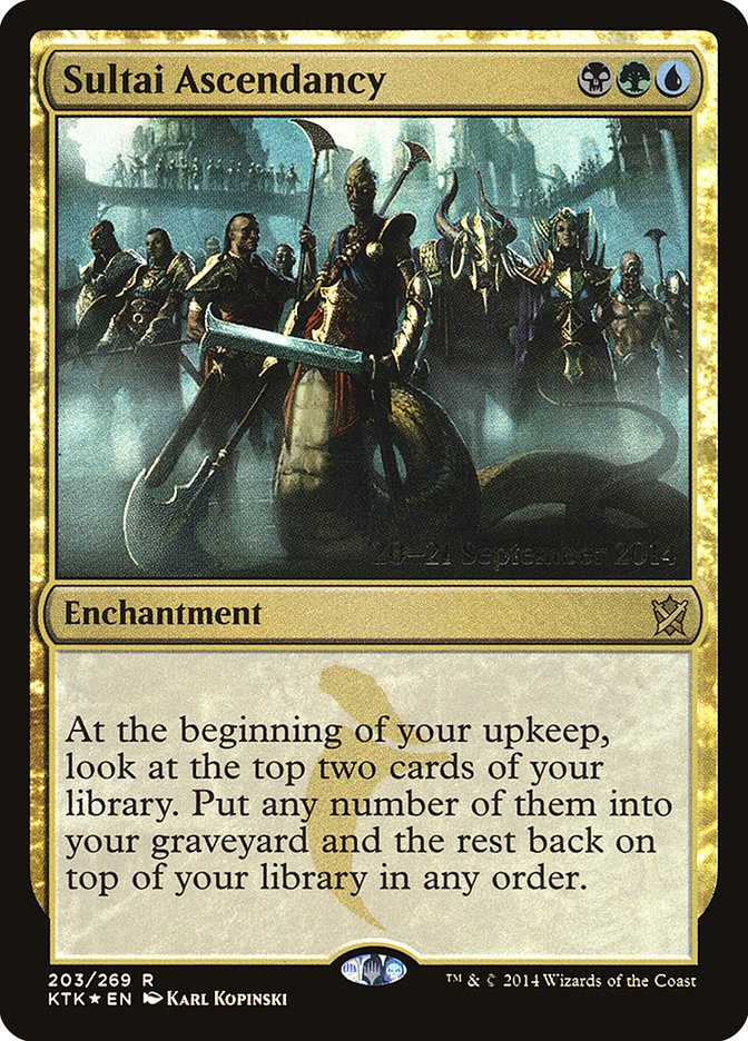 Sultai Ascendancy (203) [Khans of Tarkir Prerelease Promos] | Odin's Place