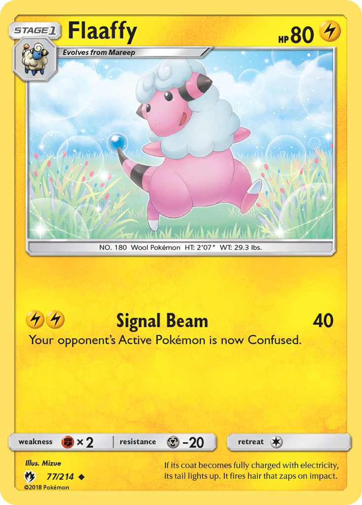 Flaaffy (77/214) [Sun & Moon: Lost Thunder] | Odin's Place