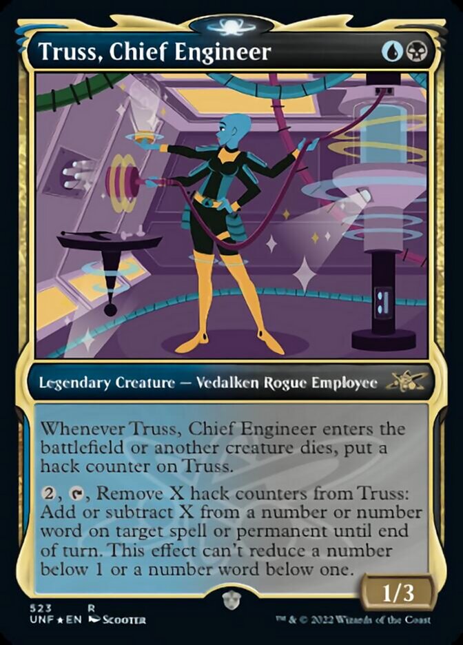 Truss, Chief Engineer (Showcase) (Galaxy Foil) [Unfinity] | Odin's Place