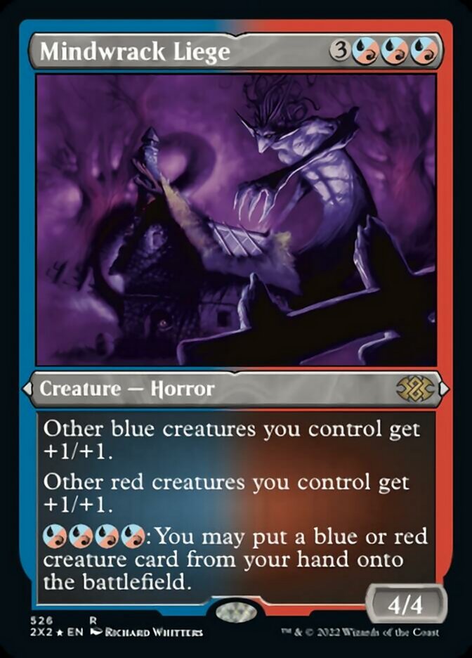 Mindwrack Liege (Foil Etched) [Double Masters 2022] | Odin's Place