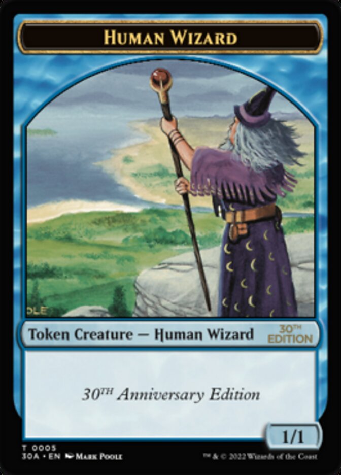 Human Wizard Token [30th Anniversary Tokens] | Odin's Place