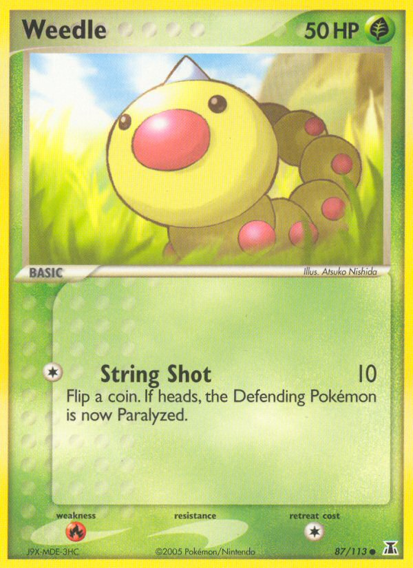 Weedle (87/113) [EX: Delta Species] | Odin's Place