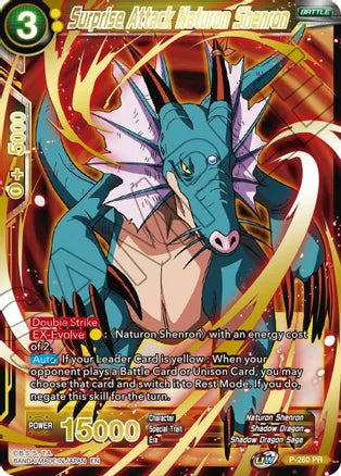 Surprise Attack Naturon Shenron (Gold Stamped) (P-260) [Mythic Booster] | Odin's Place