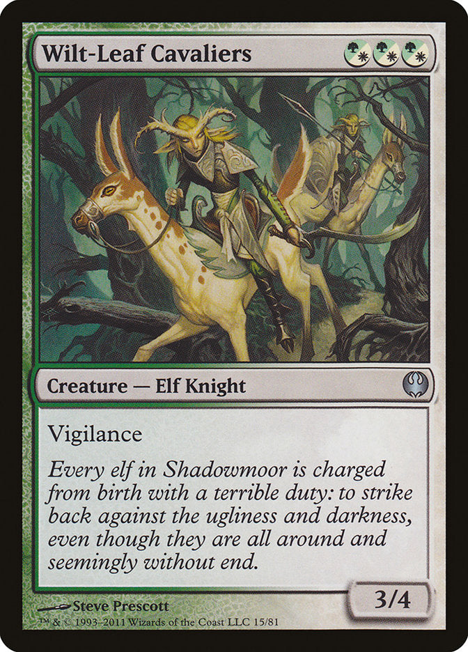 Wilt-Leaf Cavaliers (15) [Duel Decks: Knights vs. Dragons] | Odin's Place