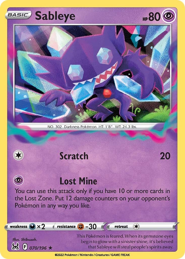 Sableye (070/196) [Sword & Shield: Lost Origin] | Odin's Place