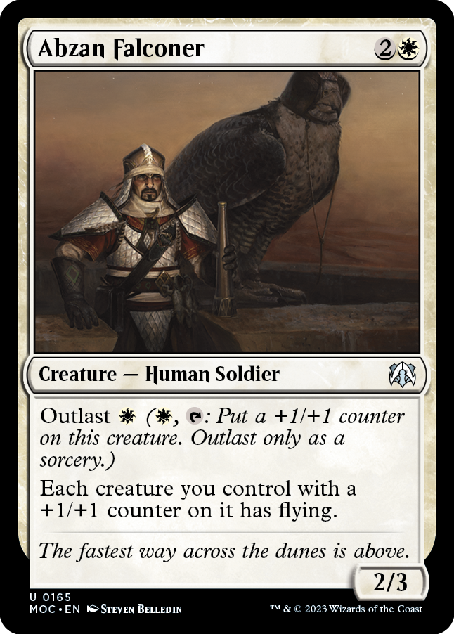 Abzan Falconer [March of the Machine Commander] | Odin's Place