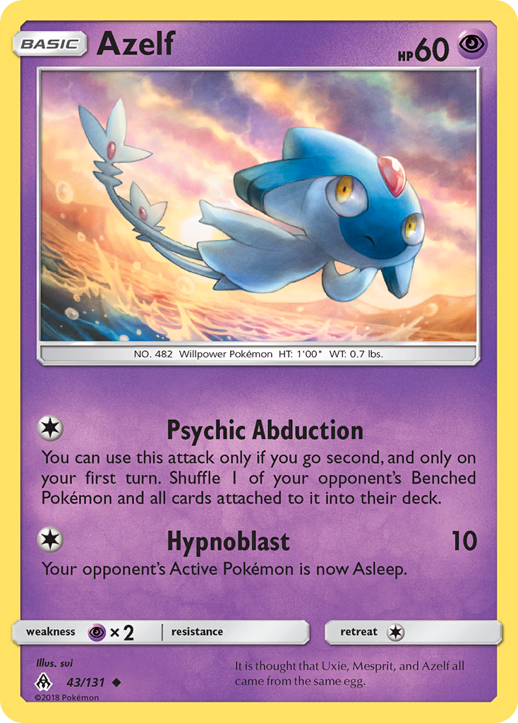 Azelf (43/131) [Sun & Moon: Forbidden Light] | Odin's Place
