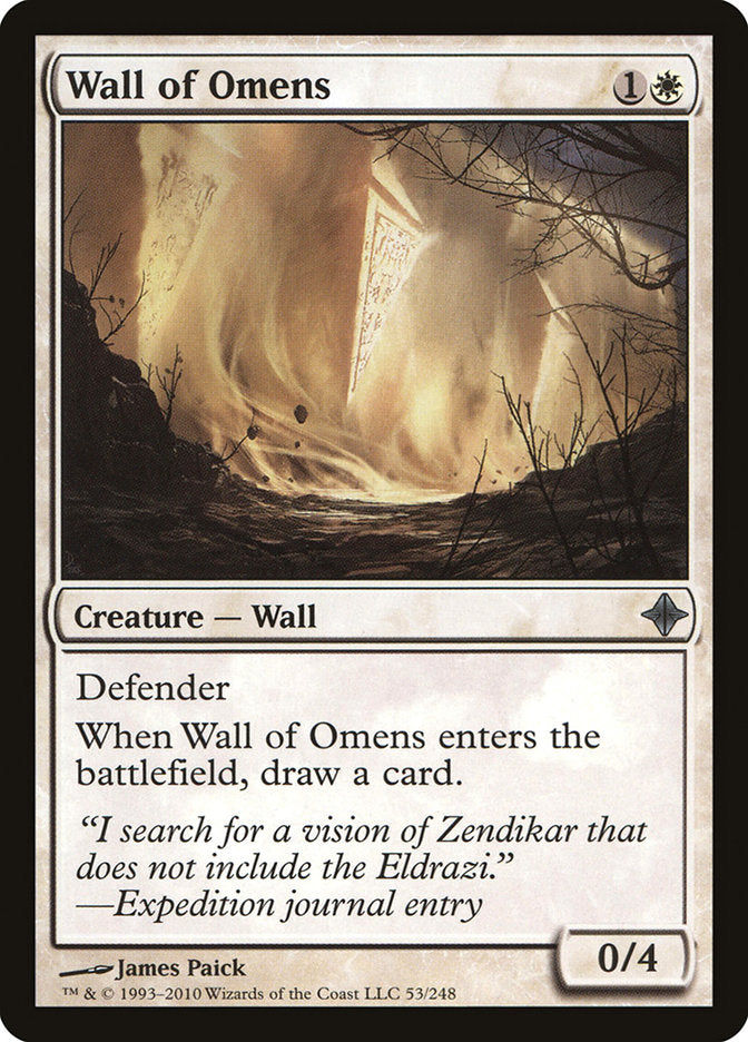 Wall of Omens (53) [Rise of the Eldrazi] | Odin's Place