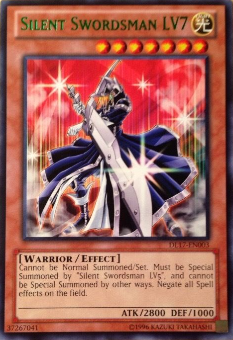 Silent Swordsman LV7 (Green) [DL17-EN003] Rare | Odin's Place