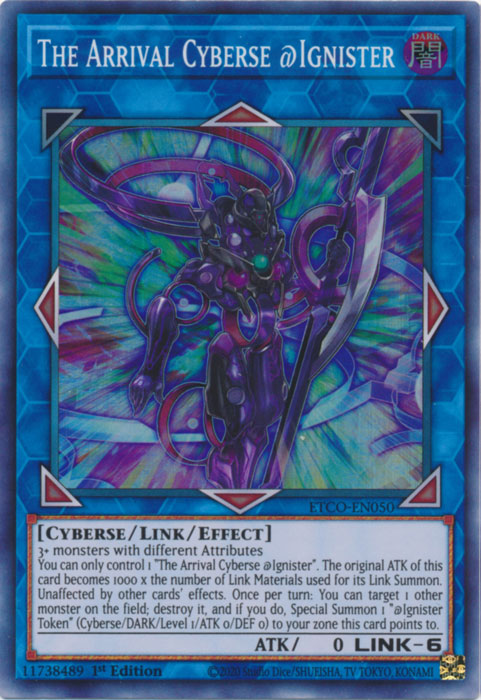The Arrival Cyberse @Ignister [ETCO-EN050] Super Rare | Odin's Place