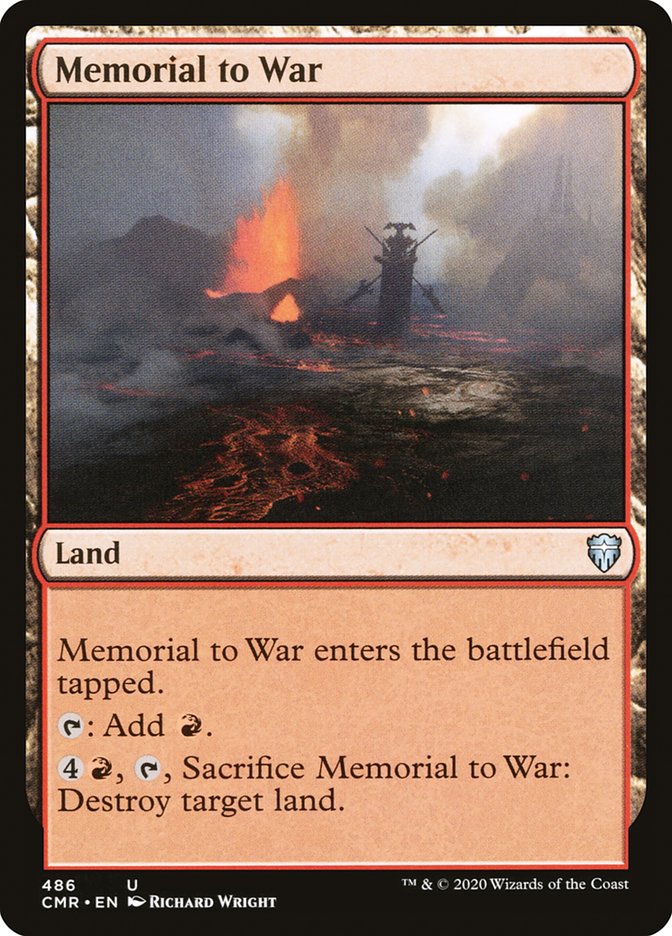 Memorial to War [Commander Legends] | Odin's Place