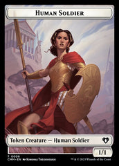 Elemental (0037) // Human Soldier Double-Sided Token [Commander Masters Tokens] | Odin's Place