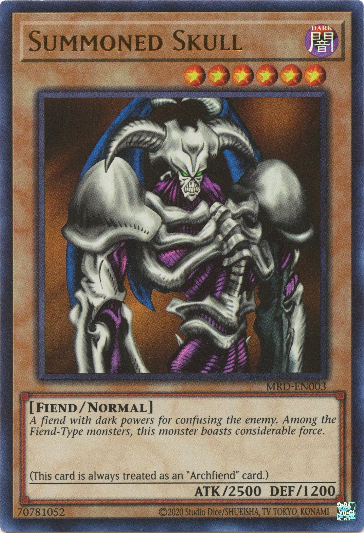 Summoned Skull (25th Anniversary) [MRD-EN003] Ultra Rare | Odin's Place
