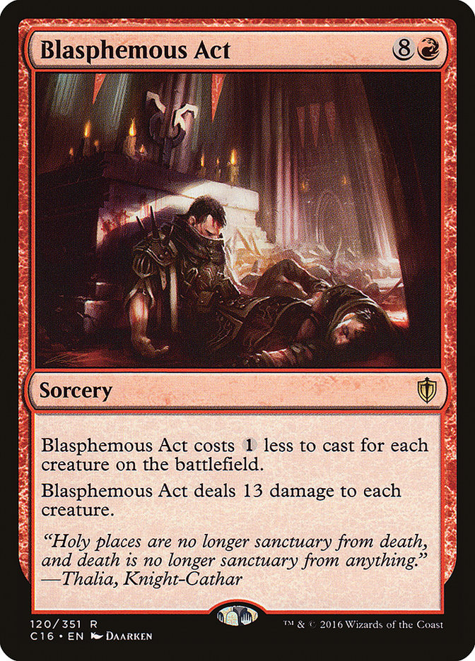 Blasphemous Act (120) [Commander 2016] | Odin's Place