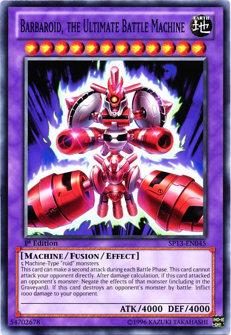Barbaroid, the Ultimate Battle Machine [SP13-EN045] Common | Odin's Place