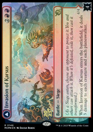 Invasion of Karsus // Refraction Elemental [March of the Machine Prerelease Promos] | Odin's Place
