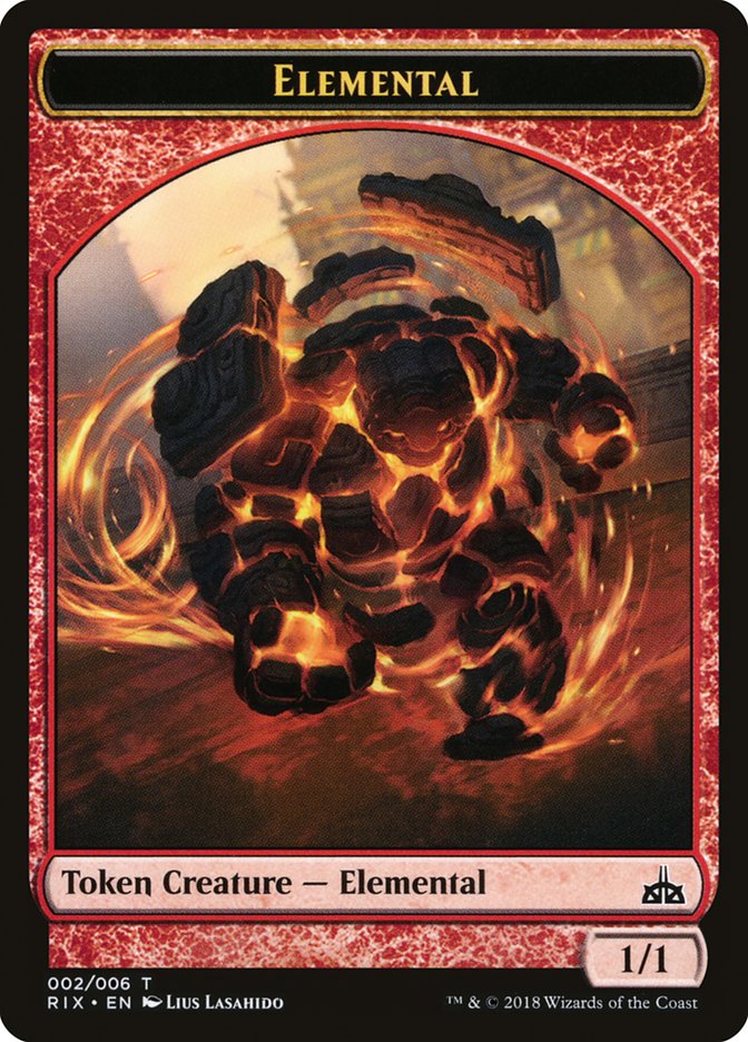 Elemental Token (002/006) [Rivals of Ixalan Tokens] | Odin's Place