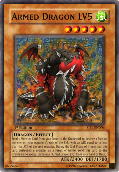 Armed Dragon LV5 [SD1-EN006] Common | Odin's Place