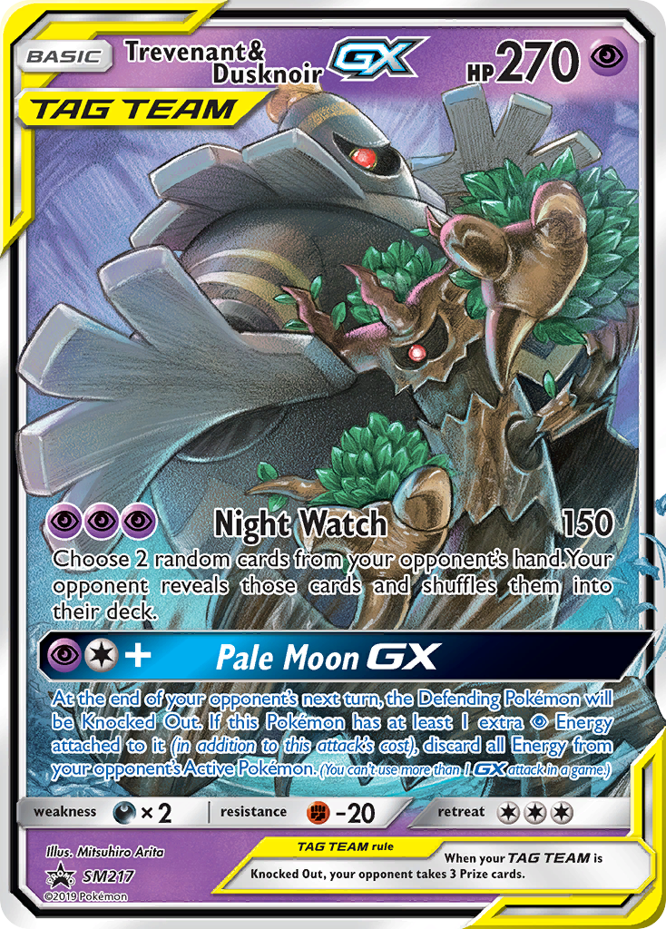 Trevenant & Dusknoir GX (SM217) [Sun & Moon: Black Star Promos] | Odin's Place