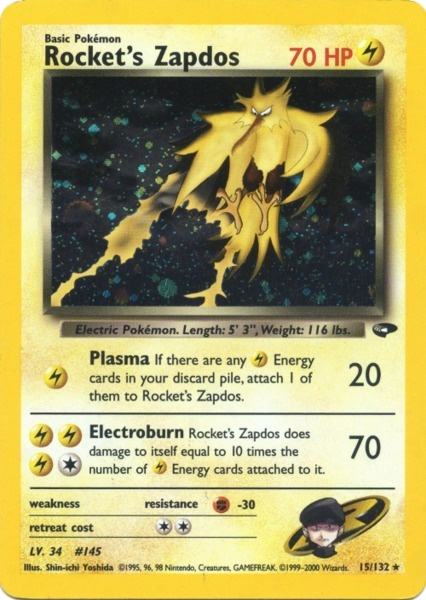 Rocket's Zapdos (15/132) [Gym Challenge Unlimited] | Odin's Place