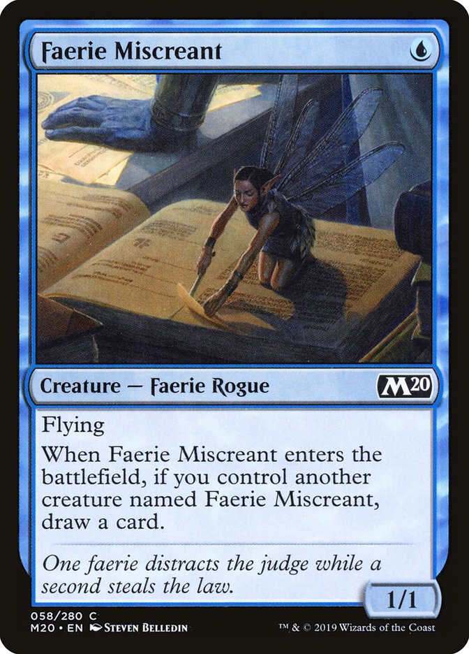 Faerie Miscreant [Core Set 2020] | Odin's Place