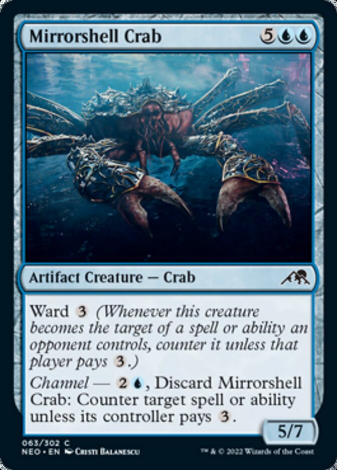 Mirrorshell Crab [Kamigawa: Neon Dynasty] | Odin's Place