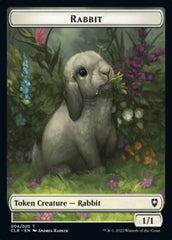 Treasure // Rabbit Double-Sided Token [Commander Legends: Battle for Baldur's Gate Tokens] | Odin's Place