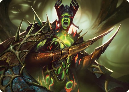 Maze's Mantle Art Card [Phyrexia: All Will Be One Art Series] | Odin's Place