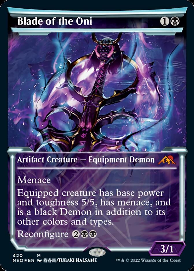Blade of the Oni (Foil Etched) [Kamigawa: Neon Dynasty] | Odin's Place