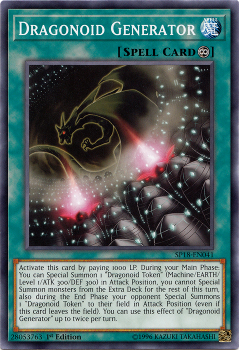 Dragonoid Generator [SP18-EN041] Common | Odin's Place