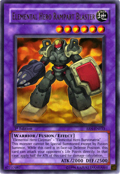 Elemental Hero Rampart Blaster [EEN-EN033] Ultra Rare | Odin's Place