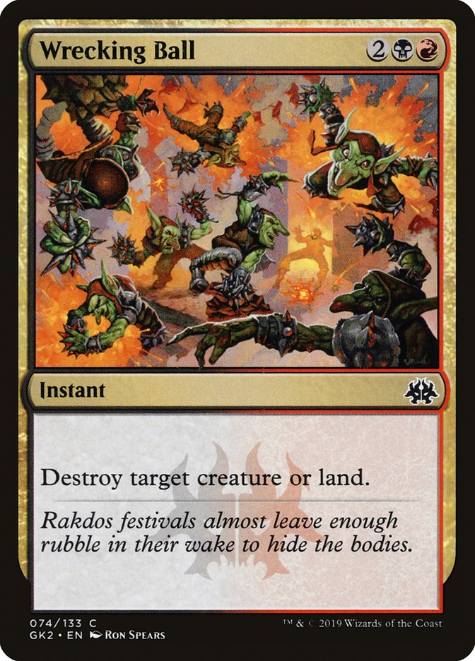 Wrecking Ball (74) [Ravnica Allegiance Guild Kit] | Odin's Place