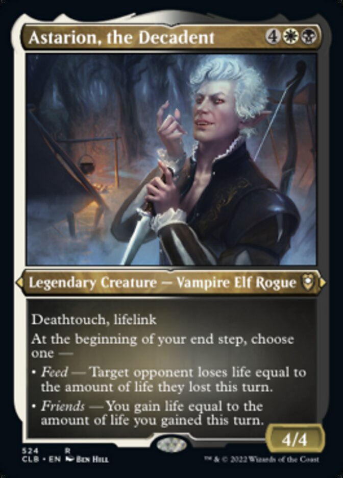 Astarion, the Decadent (Foil Etched) [Commander Legends: Battle for Baldur's Gate] | Odin's Place