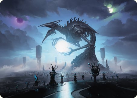 Blue Sun's Zenith Art Card [Phyrexia: All Will Be One Art Series] | Odin's Place