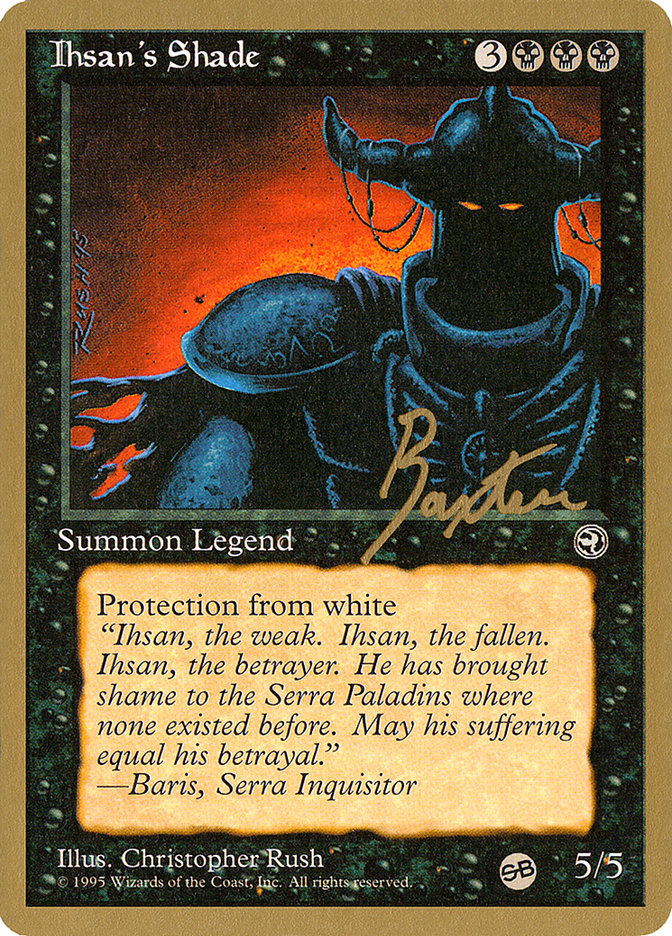 Ihsan's Shade (George Baxter) (SB) [Pro Tour Collector Set] | Odin's Place