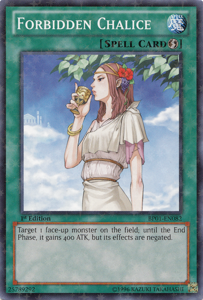 Forbidden Chalice [BP01-EN082] Starfoil Rare | Odin's Place