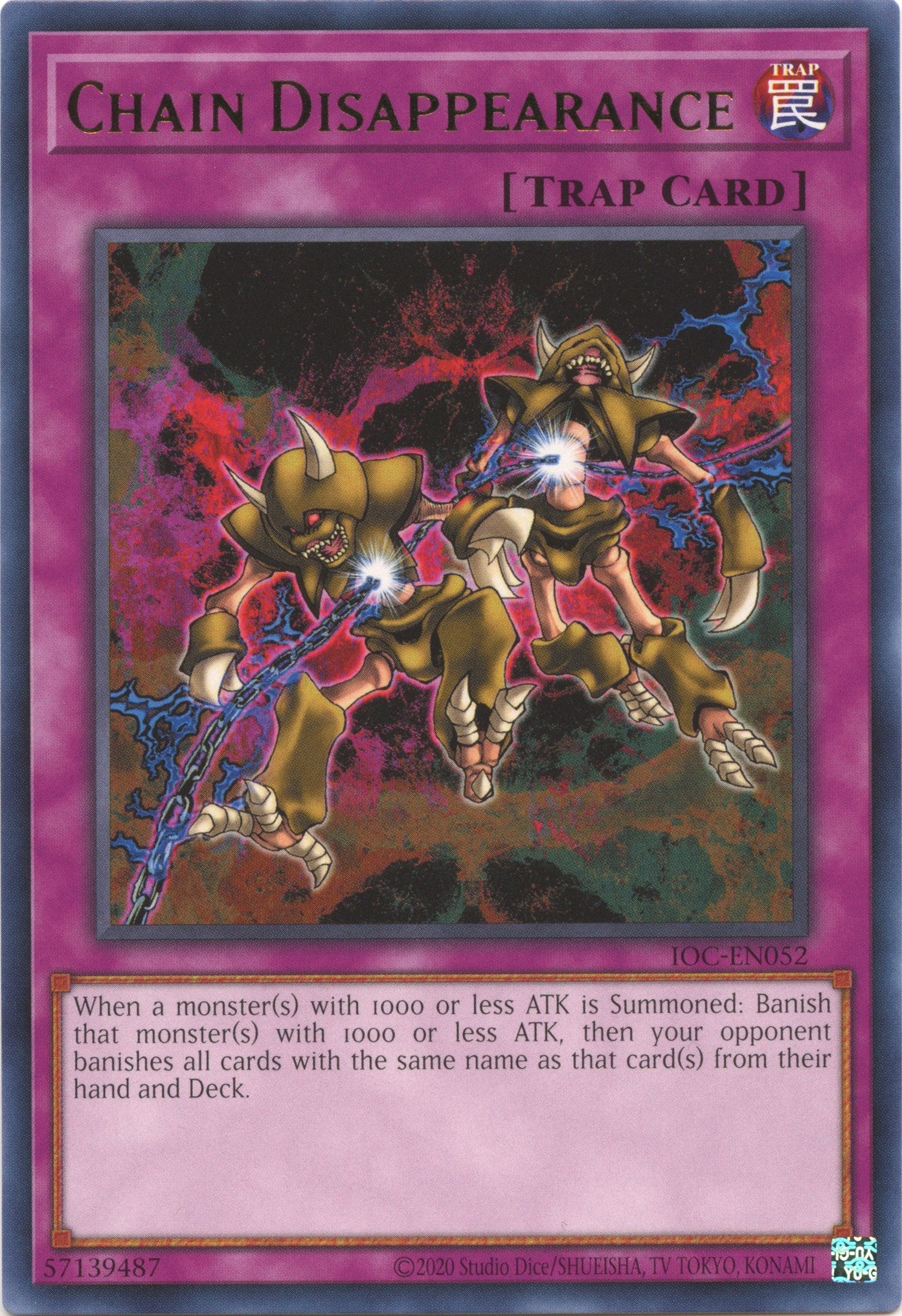 Chain Disappearance (25th Anniversary) [IOC-EN052] Rare | Odin's Place