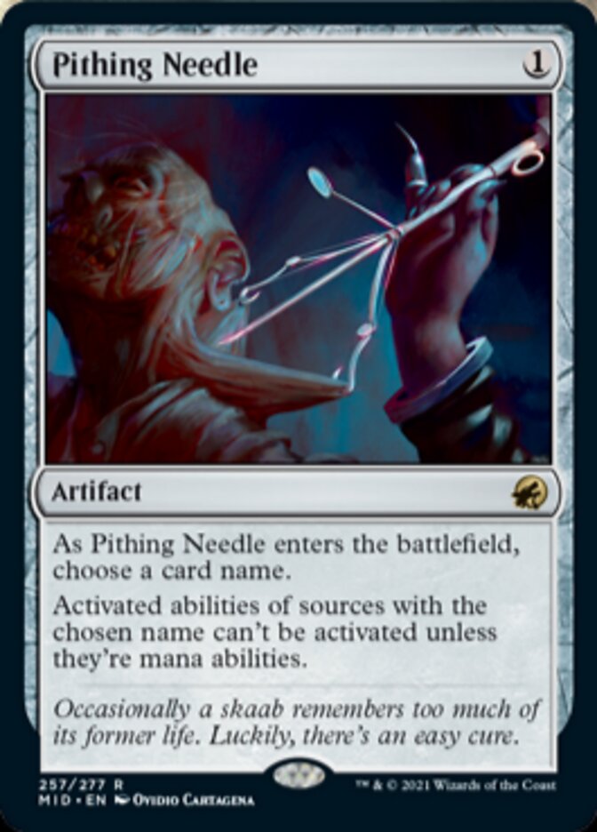 Pithing Needle [Innistrad: Midnight Hunt] | Odin's Place