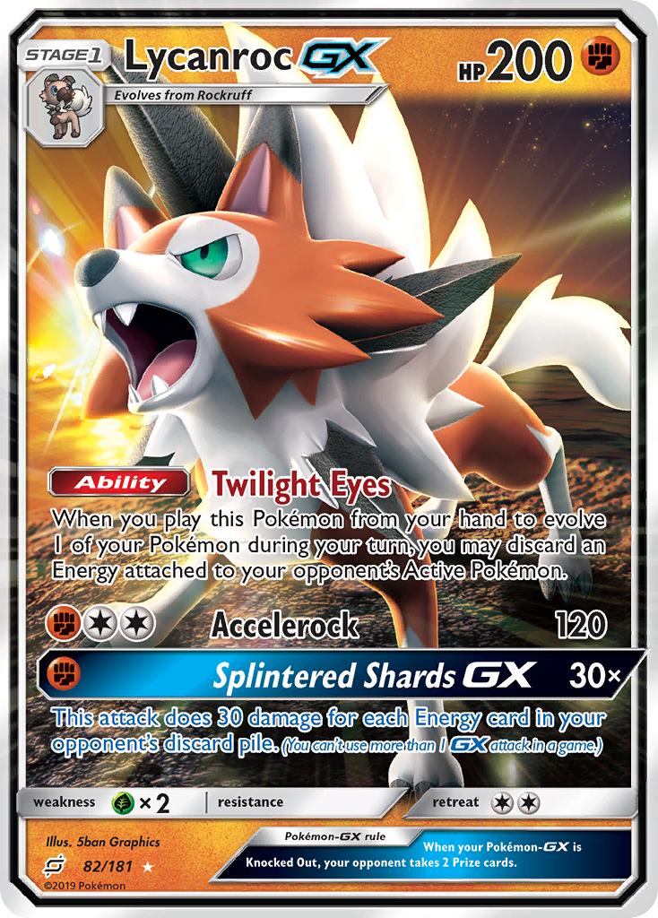 Lycanroc GX (82/181) [Sun & Moon: Team Up] | Odin's Place