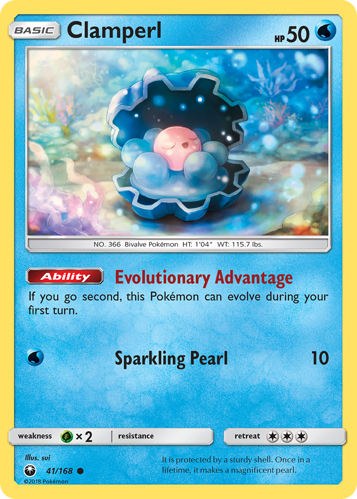 Clamperl (41/168) [Sun & Moon: Celestial Storm] | Odin's Place