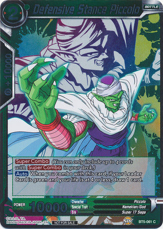 Defensive Stance Piccolo (Event Pack 4) (BT5-061) [Promotion Cards] | Odin's Place