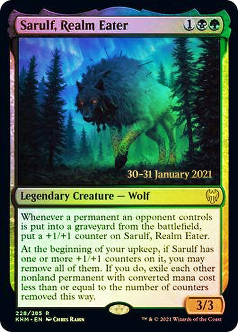 Sarulf, Realm Eater [Kaldheim Prerelease Promos] | Odin's Place