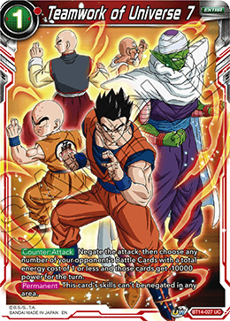 Teamwork of Universe 7 (BT14-027) [Cross Spirits] | Odin's Place