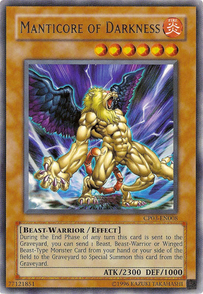 Manticore of Darkness [CP03-EN008] Rare | Odin's Place