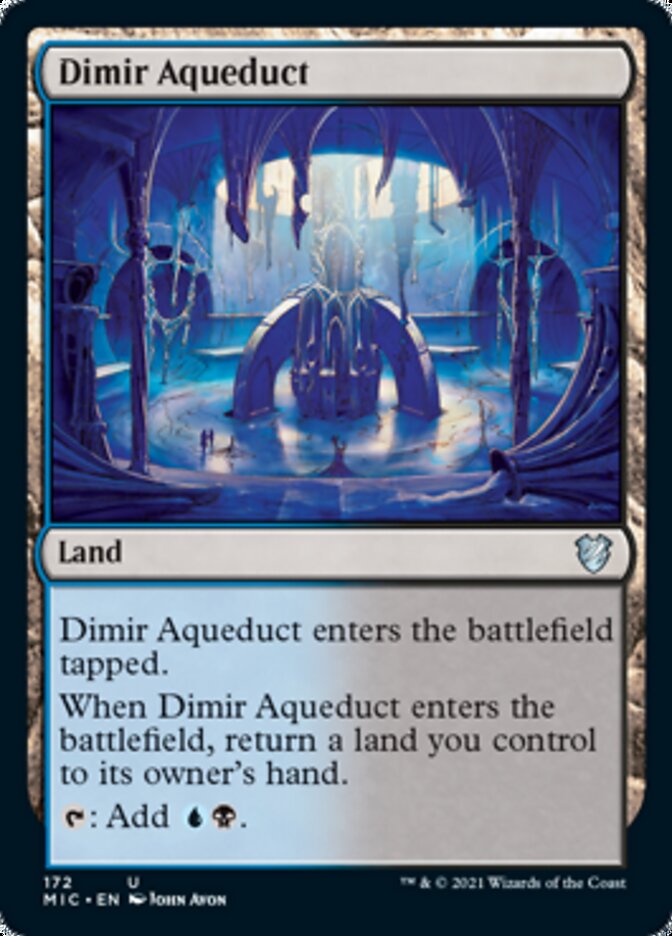 Dimir Aqueduct [Innistrad: Midnight Hunt Commander] | Odin's Place